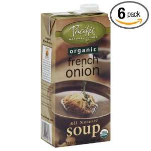 Pacific Organic French Onion Soup, Gluten Free, 32 ounces (Pack of6)