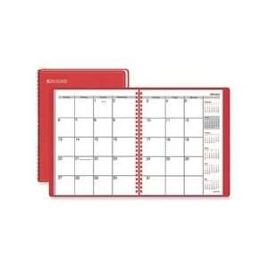 At A Glance  Monthly Planner,Jan Dec,2PPM,6 7/8x8 3/4Page Size,Gray 