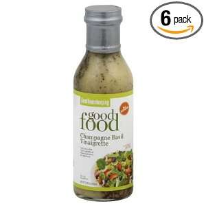Good Housekeeping Vinaigrette, Chmpgne Basil, 11.85 Ounce (Pack of 6 