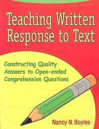Teaching Written Response to Text (Paperback)  
