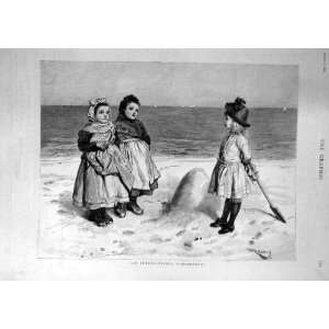   1888 International Conference Children Beach Sand Sea