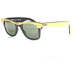 Ray Ban RB 2143/S Unisex Gold/ Black Wayfarer 2 Fashion Sunglasses 