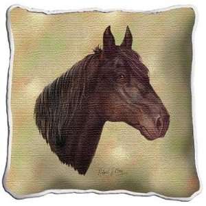  Morgan Horse Tapestry Throw Pillow: Home & Kitchen
