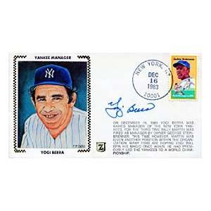  Yogi Berra Autographed / Signed First Day Cover 