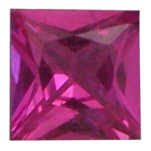  0.82 Carat Loose Pink Sapphire Square Cut Jewelry
