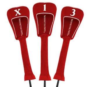   Cougars Crimson Three Pack Golf Club Headcovers: Sports & Outdoors