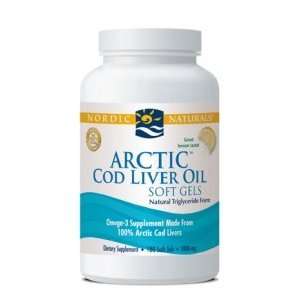 Arctic Cod Liver Oil (lemon) 180 softgels