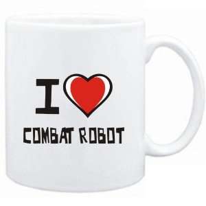  Mug White I love Combat Robot  Sports