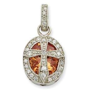  Sterling Silver Cz Pendant Jewelry