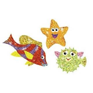 Sea Life Sparklers Sparkle Stickers by Trend Educational Products