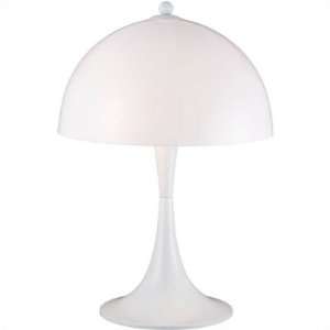  Lite Source LS 2902WHT/WHT 2 Light Pliant Table Lamp 