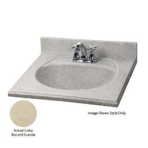   Biscontti Granite Cultured Marble Vanity Top OL49226S1 Toys & Games