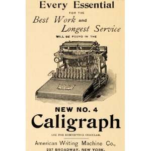   American Writing Machine Company   Original Print Ad: Home & Kitchen