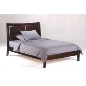 Queen Saffron Platform Bed (Chocolate) (45.250H x 63.375W x 86.375D 