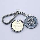 SHAR PEI DOG Puppy Tag Keyring   Pewter and Brass with FREE engraving