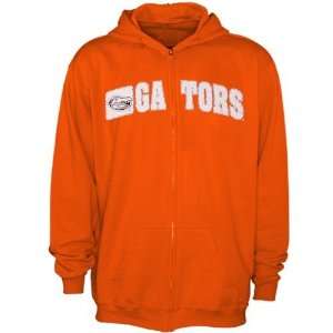 NCAA Florida Gators Youth Orange Full Zip Hoody Sweatshirt:  
