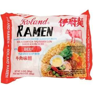 Roland Ramen, With Beef, 3.0500 Ounce (Pack of 90)  