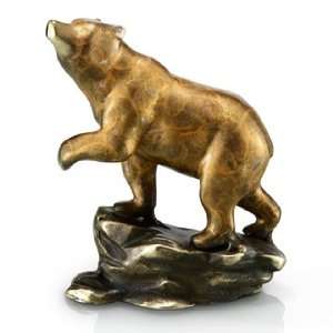 Bear Crouching Sculpture