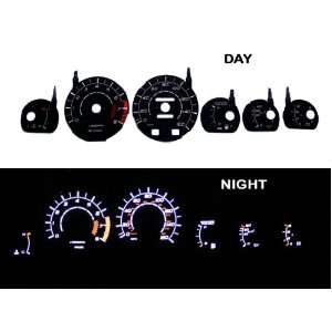  86 92 Toyota Supra NT Black/white Light Glow Gauge
