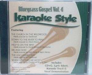 Bluegrass Gospel V4 Christian Karaoke Music New CD+G  