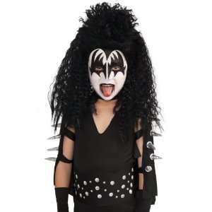 Lets Party By Rubies Costumes KISS   Demon Wig (Child) / Black   One 