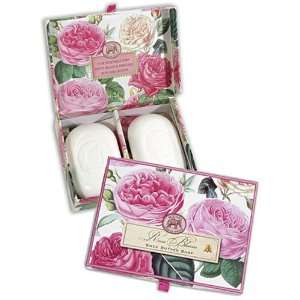    Michel Design Works Rose Bloom Soapset (2 Soap Boxes) Beauty