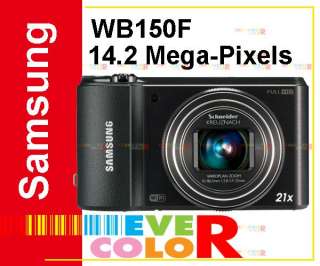 Samsung WB150F 14MP Black SMART Wi Fi Camera w/18x Zoom 8806071195506 