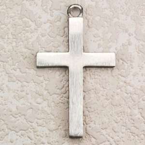 Antique Silver Cross Crucifix Medal Charm Religious Christian Pendant 
