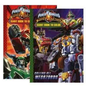  POWER RANGERS   Super Legends Coloring Book Case Pack 36 