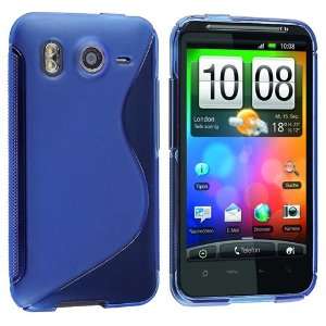   Desire HD / Inspire 4G, Frost Blue S Shape Cell Phones & Accessories