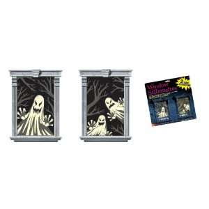  Spooky Ghosts Window Cling Halloween Decoration 33.5in 