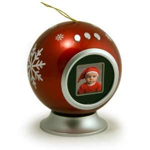   Inch Digital Photo Frame (Christmas Ornament, Red): Camera & Photo