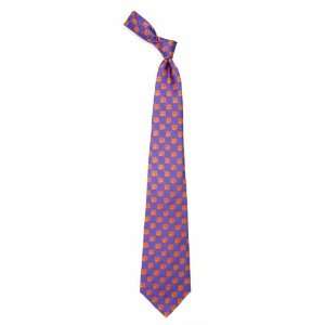  Clemson Tigers 100% Polyester Woven 1 Neck Tie   NCAA 