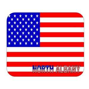  US Flag   North Albany, Oregon (OR) Mouse Pad Everything 