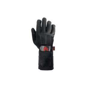 Valeo Small Black Pro Full Finger Premium Leather Anti Vibration Glove