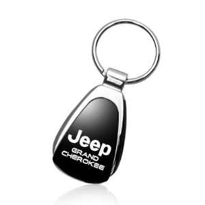  Jeep Grand Cherokee Black Tear Drop Key Chain Automotive