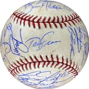 2007 Boston Red Sox Team Signed Indians at Red Sox 5 29 2007 Game Used 