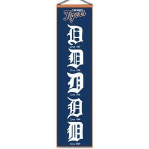  Detroit Tigers Heritage Banner
