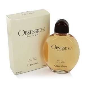    Obsession by Calvin Klein, 4 oz After Shave, for men. Beauty