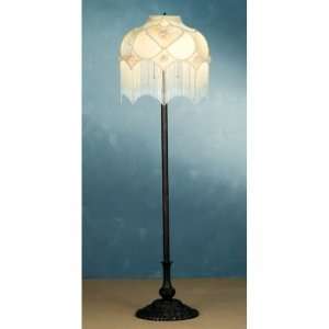  63.5 Inch H Heart Fabric And Fringe Floor Lamp Floor Lamps 