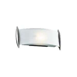   Curved Acid Frost Glass 13 1/2 Wide ADA Wall Sconce