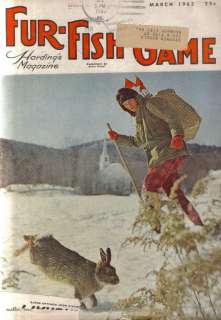 FUR FISH GAME HARDINGS MAGAZINE MARCH 1963 WISCONSIN BEAVER TRAPPING 