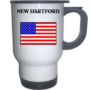  US Flag   New Hartford, New York (NY) White Stainless 