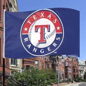  Texas Rangers 3 x 5 Royal Blue Logo Flag Sports 