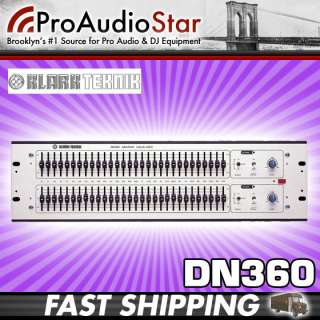   KT DN360 Dual Channel 30 Band Graphic Equalizer EQ PROAUDIOSTAR  