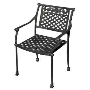  Princeton Cast Aluminum Arm Chair   Antique Bronze: Patio 