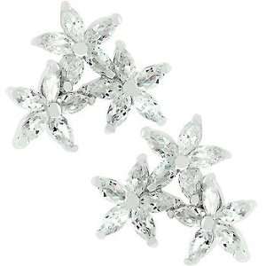  Sterling Silver Flower Bud Earrings 