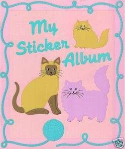 Sandylion Cats & Kittens LARGE Sticker Book *2 ALBUMS *  