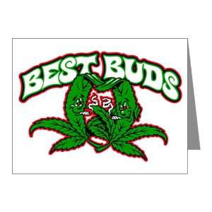  Note Cards (20 Pack) Marijuana Best Buds 