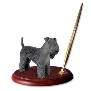  Kerry Blue Terrier Dog Desk Set: Home & Kitchen